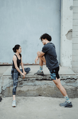 Thể dục, giãn cơ, stretching, gworkout, tập luyện, warmup, khởi động, exercise, bài tập, couple, cặp đôi, fitness, sức khỏe -  Ketut Subiyanto 6