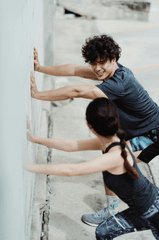 Thể dục, giãn cơ, stretching, gworkout, tập luyện, warmup, khởi động, exercise, bài tập, couple, cặp đôi, fitness, sức khỏe -  Ketut Subiyanto 12
