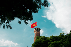 Cột cờ, flag tower, hà nội, hanoi, quốc kỳ, vietnam flag, di tích, heritage, kiến trúc cổ, ancient architecture-  Tú Chu 1