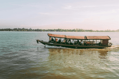 Thuyền, boat, sông, river, du khách, tourist, du lịch, travel, bầu trời, sky, Việt Nam, Vietnam - Vũ Bụi