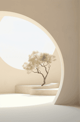 Studio, backdrop, nền, hình nền, background, không gian 3D, máy vòm, cây, tree, đơn giản, arch machine, minimalism - Pixabay
