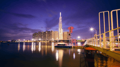 Hồ Chí Minh, thành phố, Landmark, city, cảnh, kiến trúc, tòa nhà, cao tầng, landscape, architecture, building, high rise- bboyecko