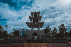 Tòa nhà, building, quốc kỳ, Việt Nam, thành phố, city, Hồ Chí Minh, đường phố, street-Vien_beos