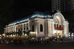 Nhà thờ Đức Bà, tòa nhà, building, quốc kỳ, Việt Nam, thành phố, city, Hồ Chí Minh, đường phố,  street - falco