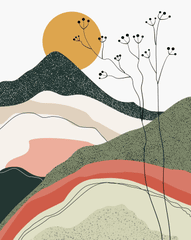 Sun, mặt trời, landscape, phong cảnh, abstract, trừu tượng, minimalism, tối giản - regencygirl123