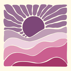 Sun, mặt trời, landscape, phong cảnh, abstract, trừu tượng, minimalism, tối giản - yayangart