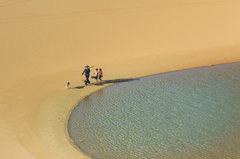 Cát vàng, đồi cát, trẻ em, yellow sand, sand dunes, children  - Quangpraha 1