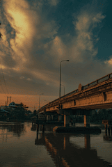 Bầu trời, sky, hoàng hôn, cầu, bridge, sunset -Vien_beos 3