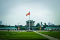 Lăng bác, mausoleum, quốc kỳ, vietnam, flag, hà nội, hanoi, quảng trường, square, di tích, heritage- TisiFo