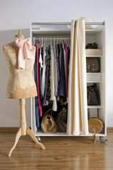 Closet, tủ đồ, fashion, thời trang, mannequin, ma nơ canh, hanger, móc treo, outfit, trang phục -  justynafaliszek