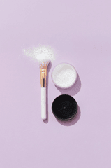 Phấn phủ, loose powder, makeup brush, cọ trang điểm, cosmetic set, bộ mỹ phẩm, face powder, bột trang điểm, beauty - DS stories