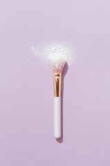 Makeup brush, cọ trang điểm, cosmetic set, bộ mỹ phẩm, face powder, bột trang điểm, beauty - DS stories