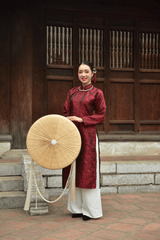 Cô gái, con gái, thiếu nữ, girl, Việt Nam, áo dài, nón quai thao, truyền thống, conical hat with chin strap, traditional - Felix Young 7