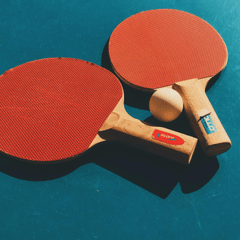 Vợt, ping pong, bóng, bóng bàn, red, mặt vợt, wooden, cán gỗ, bàn xanh table - Martina Martinez