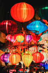 Trung thu, mid autumn, lồng đèn, lantern, ánh sáng, festival lights, lễ hội truyền thống, traditional festival - Min An