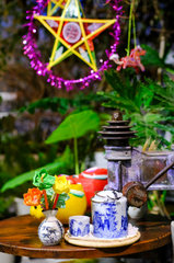Tết trung thu, midautumn, ấm trà, heo đất, lồng đèn ngôi sao, truyền thống, traditional, lễ hội - Hạnh Nguyễn