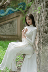 Cô gái, con gái, thiếu nữ, girl, Việt Nam, áo dài, truyền thống, traditional - Tuấn Kiệt Jr. 3
