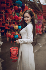 Trung thu, mid autumn, tern festival, lễ hội đèn lồng, thiếu nữ, girl, cô gái Việt, lồng đèn, áo dài, Việt Nam -  Tuấn Kiệt Jr. 3