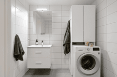 Máy giặt, washing machine, nhà tắm, phòng tắm, nhà vệ sinh, bathroom, shower room, toilet, nội thất, nhà, interior, house, home -Lisaphotos195 6