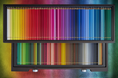 Bút chì, bút màu, bảng màu, pencils, crayons, palettes -ThomasWolter