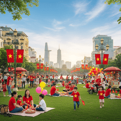 tạo ảnh không khí ngày 02/9/2025. Với đặc điểm Phong cách:...