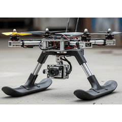 Design a  not perfect flycam, no need for a beautiful frame, with 4 propellers and 1...