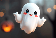 Ma, con ma, 3D, dễ thương, hóa trang, lễ hội, kinh dị, ghost, ghost, 3D, cute, costume, festival, horror 1