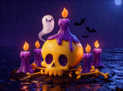 Lễ hội hóa trang, đầu lâu, con ma, kinh dị, 3D, halloween, pumpkin, ghost, horror, 1