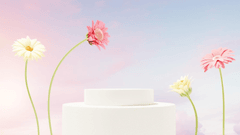 Hình nền, background, nền, cỏ, bãi cỏ, hoa, flower, pink, purple, bệ đỡ, podium, quảng cáo 1