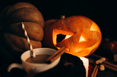 Lễ hội hóa trang, đèn bí đỏ, không khí lễ hỗi, trang trí, kinh dị, halloween, pumpkin lantern, festive atmosphere, decoration, horror - Amme 3
