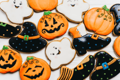 Bánh quy, bánh kem, đồ ăn, lễ hội hóa trang, không khí halloween, cookies, cakes, food, carnival, halloween atmosphere -ALex 3
