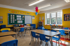 Lớp học, trường học, bàn ghế, học tập, dụng cụ học tập, giáo dục, classroom, school, desks and chairs, study, school supplies, education - J.Hen 5