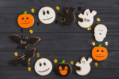Bánh quy, bánh kem, đồ ăn, lễ hội hóa trang, không khí halloween, cookies, cakes, food, carnival, halloween atmosphere - Jun 4