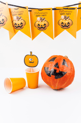 Dụng cụ, trang trí hallowen, lễ hội hóa trang, bí đỏ, bóng bay, ly cốc, tools, halloween decorations, masquerade, pumpkins, balloons, cups - 3