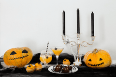 Bánh , nước, halloween , lễ hội hóa trang, trang trí, bàn tiệc, cake, water, halloween, carnival, decoration, party table - Fen