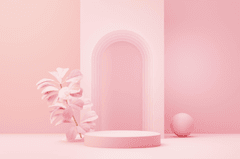 Podium, bệ, bệ đỡ, quảng cáo, sân khấu, stage, màu hồng, pink, nền, hình nền, background 4