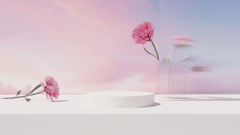 Hình nền, background, nền, cỏ, bãi cỏ, hoa, flower, pink, purple, bệ đỡ, podium, quảng cáo 2