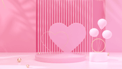 Podium, bệ, bệ đỡ, quảng cáo, sân khấu, stage, màu hồng, pink, nền, hình nền, background