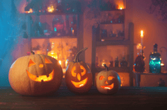 Lễ hội hóa trang, đèn bí đỏ, không khí lễ hỗi, trang trí, kinh dị, halloween, pumpkin lantern, festive atmosphere, decoration, horror - Amme 5