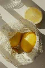 Chanh, trái cây, giỏ lưới, giỏ, lemon, fruit, mesh basket, basket- Ani Coloca