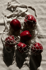 Táo, trái cây, giỏ lưới, giỏ,apple, fruit, mesh basket, basket- Iryna Riabchykova