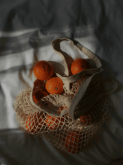 Chanh, quýt, cam, trái cây, giỏ lưới, giỏ, lemon, orange, tangerine, fruit, mesh basket, basket- Karina Kholina