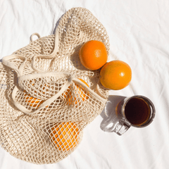 Chanh, quýt, cam, trái cây, giỏ lưới, giỏ, lemon, orange, tangerine, fruit, mesh basket, basket- Megha Lad