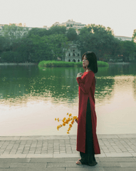 Cô gái, con gái, thiếu nữ, girl, Việt Nam, áo dài, truyền thống, traditional, Hồ Gươm, Hà Nội - Dang Hong 3