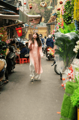 Cô gái, con gái, thiếu nữ, girl, Việt Nam, áo dài, truyền thống, traditional, Hồ Gươm, Hà Nội - Dang Hong 57