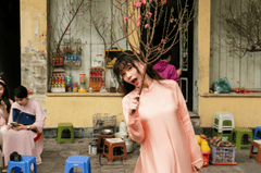 Cô gái, con gái, thiếu nữ, girl, Việt Nam, áo dài, truyền thống, traditional, Hồ Gươm, Hà Nội - Dang Hong 66