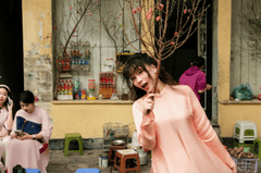Cô gái, con gái, thiếu nữ, girl, Việt Nam, áo dài, truyền thống, traditional, Hồ Gươm, Hà Nội - Dang Hong 68
