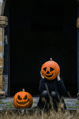 Lễ hội hóa trang, nhân vật , kinh dị, khuôn mặt bí đỏ, halloween, character, horror, pumpkin face - Juan Felipe Ramírez