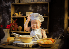 Em bé, baby, kids, đầu bếp, cook, dễ thương, cute, Việt Nam - Phạm Tuấn Hải