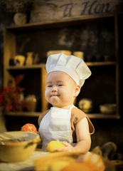 Em bé, baby, kids, đầu bếp, cook, dễ thương, cute, Việt Nam - Phạm Tuấn Hải 2